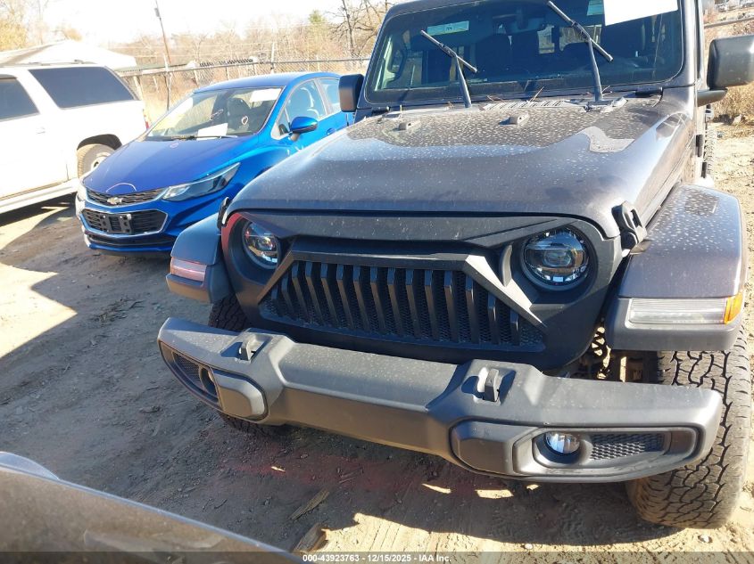 2020 Jeep Gladiator Overland 4X4 VIN: 1C6HJTFG5LL172962 Lot: 43923763