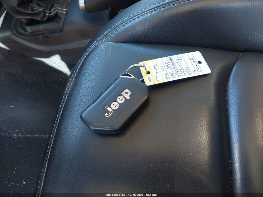 2020 Jeep Gladiator Overland 4X4 VIN: 1C6HJTFG5LL172962 Lot: 43923763