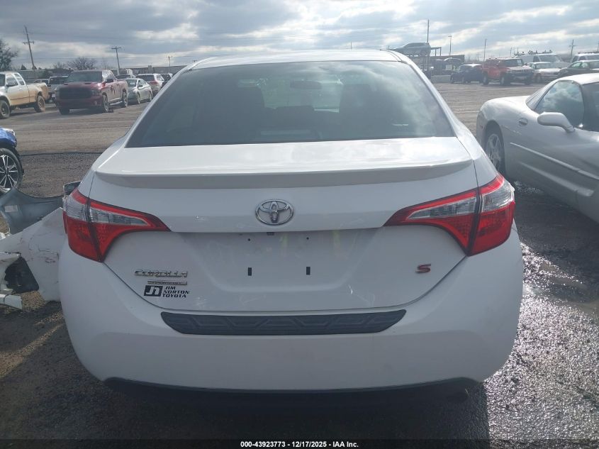 2016 Toyota Corolla S W/Special Edition Pkg VIN: 2T1BURHE5GC495345 Lot: 43923773