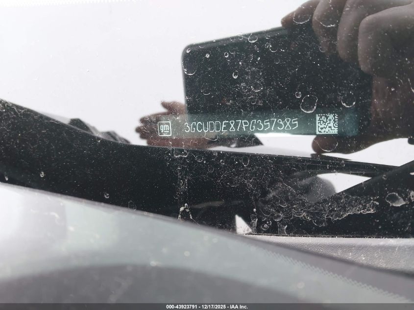 2023 Chevrolet Silverado 1500 4Wd Standard Bed Lt VIN: 3GCUDDE87PG357385 Lot: 43923791