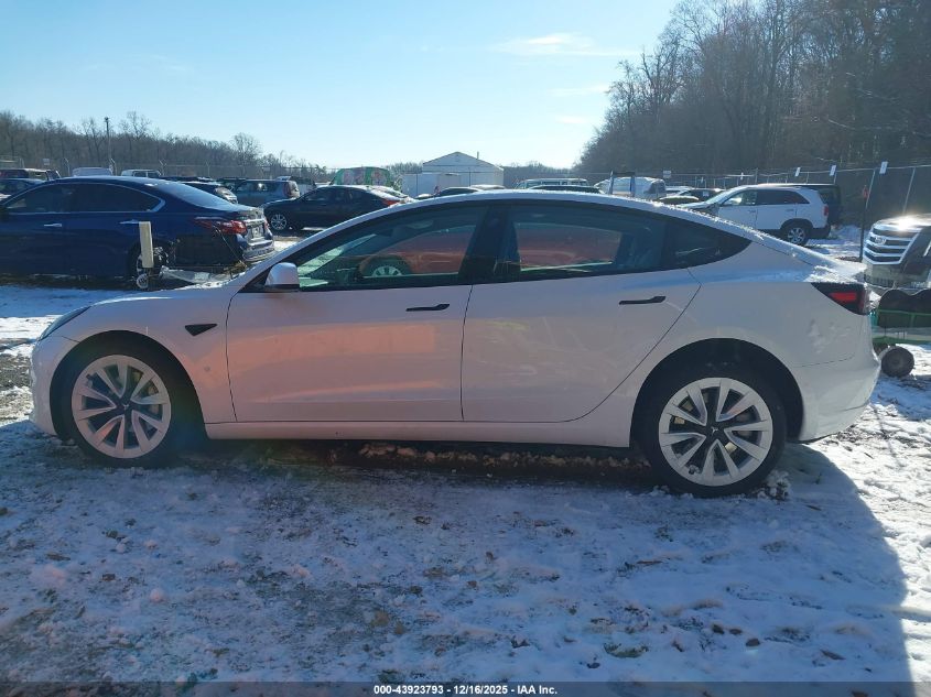 2021 Tesla Model 3 Standard Range Plus Rear-Wheel Drive VIN: 5YJ3E1EAXMF060011 Lot: 43923793