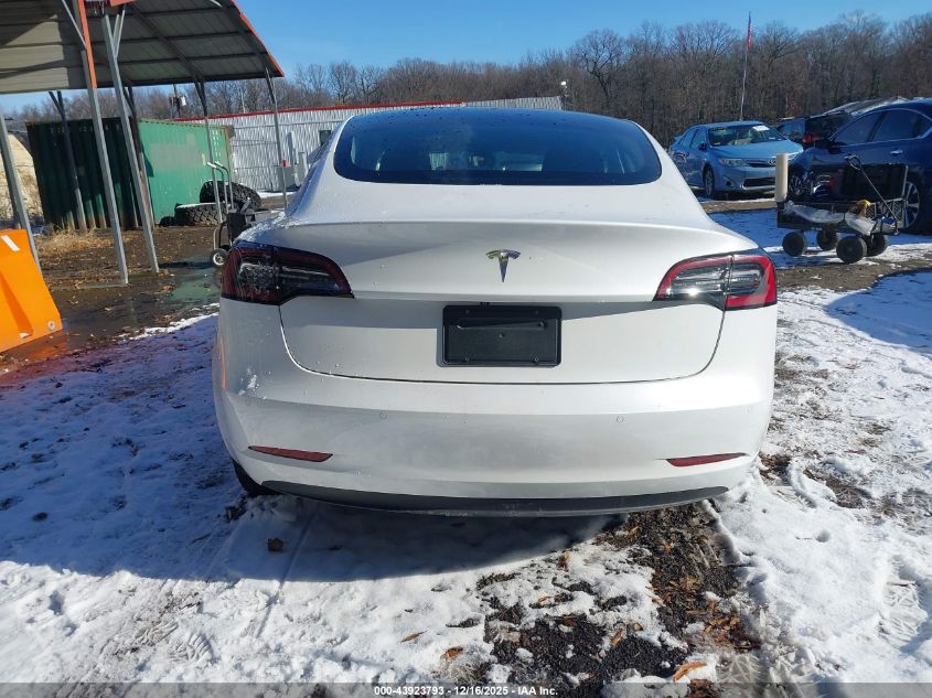 2021 Tesla Model 3 Standard Range Plus Rear-Wheel Drive VIN: 5YJ3E1EAXMF060011 Lot: 43923793