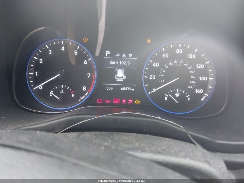 2021 Hyundai Kona Se VIN: KM8K12AAXMU609955 Lot: 43923839