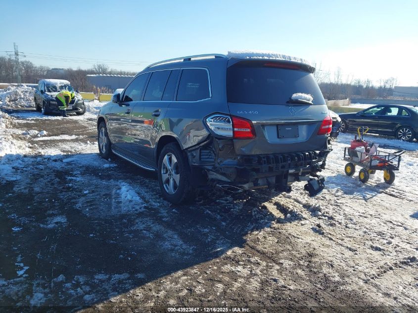 2017 Mercedes-Benz Gls 450 4Matic VIN: 4JGDF6EE4HA945378 Lot: 43923847