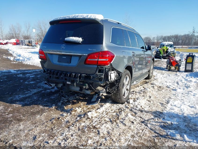 2017 Mercedes-Benz Gls 450 4Matic VIN: 4JGDF6EE4HA945378 Lot: 43923847