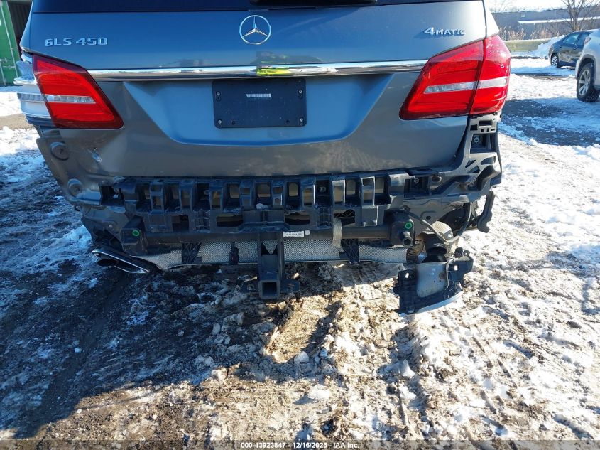 2017 Mercedes-Benz Gls 450 4Matic VIN: 4JGDF6EE4HA945378 Lot: 43923847