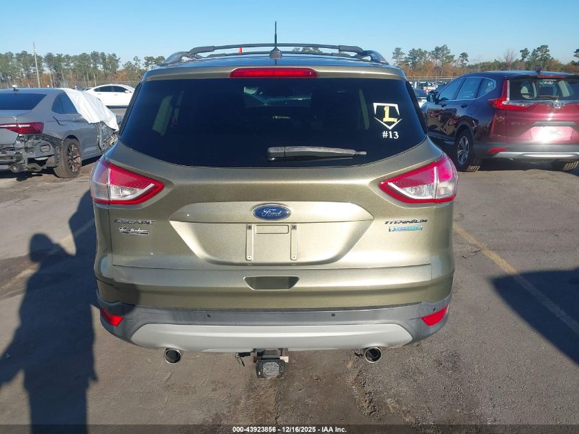2013 Ford Escape Titanium VIN: 1FMCU0J99DUB89899 Lot: 43923856