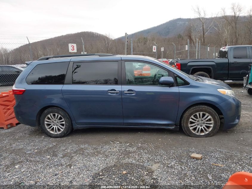 2015 Toyota Sienna Xle Premium 8 Passenger VIN: 5TDYK3DC9FS614764 Lot: 43923885