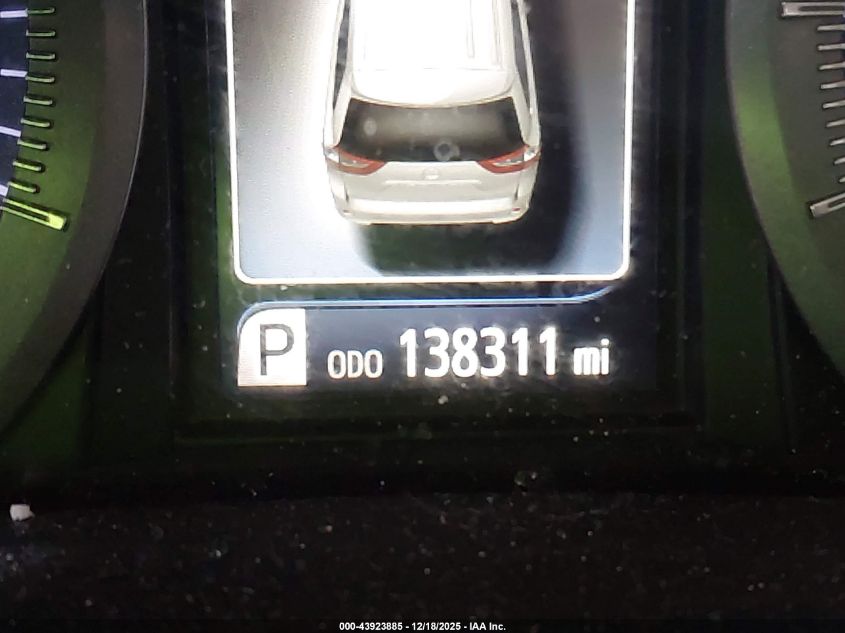 2015 Toyota Sienna Xle Premium 8 Passenger VIN: 5TDYK3DC9FS614764 Lot: 43923885