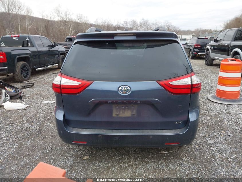 2015 Toyota Sienna Xle Premium 8 Passenger VIN: 5TDYK3DC9FS614764 Lot: 43923885