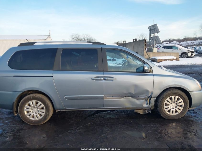2014 Kia Sedona Lx VIN: KNDMG4C7XE6538982 Lot: 43923893