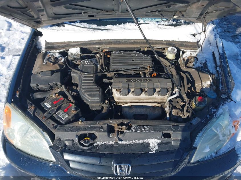 2002 Honda Civic Lx VIN: 2HGES16522H504722 Lot: 43923921