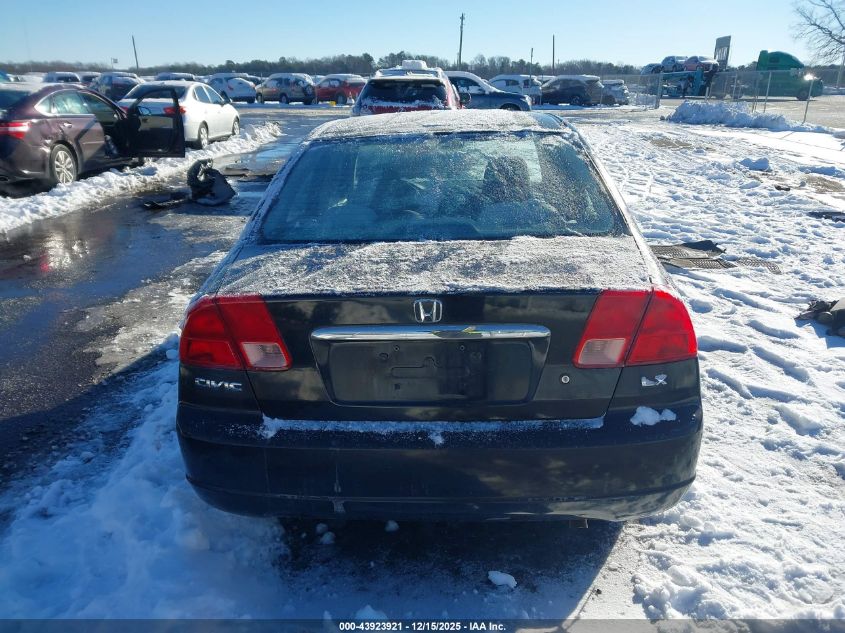 2002 Honda Civic Lx VIN: 2HGES16522H504722 Lot: 43923921