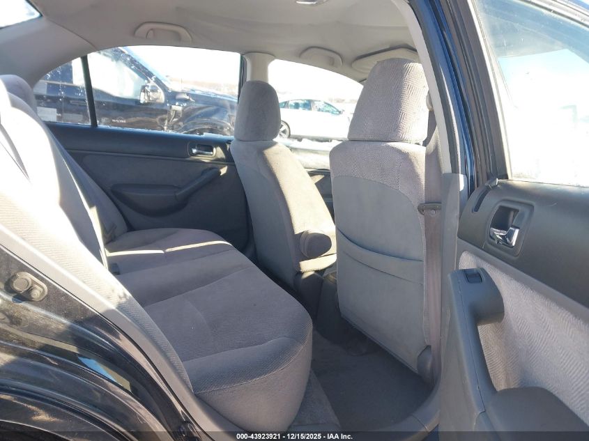 2002 Honda Civic Lx VIN: 2HGES16522H504722 Lot: 43923921