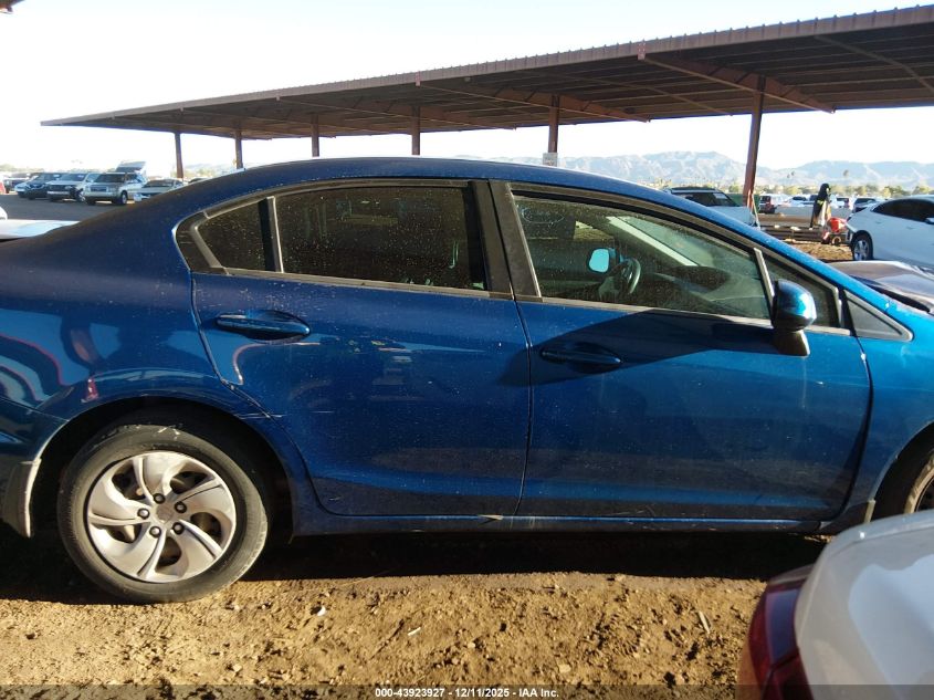 2013 Honda Civic Lx VIN: 19XFB2F53DE078420 Lot: 43923927