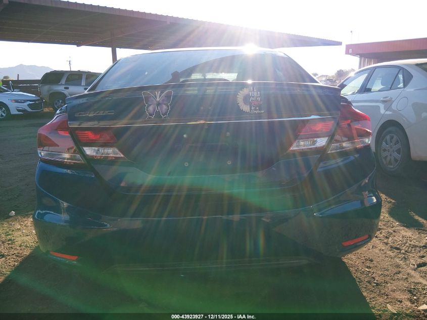 2013 Honda Civic Lx VIN: 19XFB2F53DE078420 Lot: 43923927