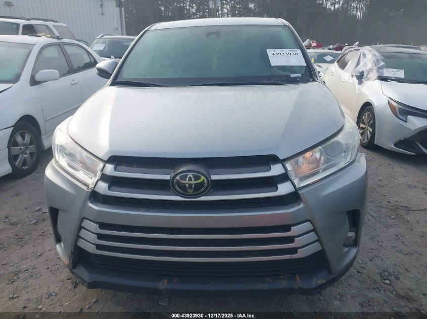 2018 Toyota Highlander Le Plus VIN: 5TDZZRFH8JS286161 Lot: 43923930