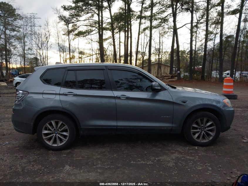2014 BMW X3 xDrive28I VIN: 5UXWX9C5XE0D36538 Lot: 43923958