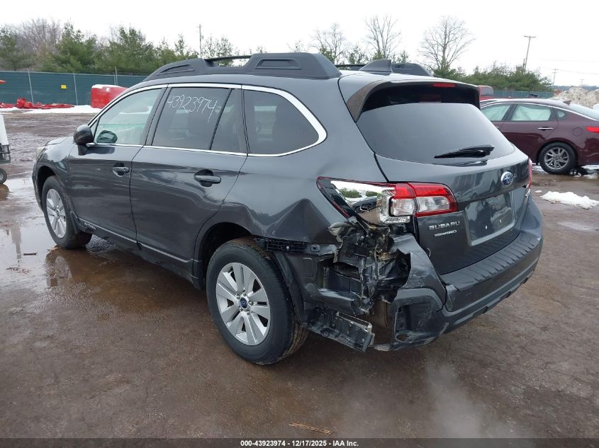 2019 Subaru Outback 2.5I Premium VIN: 4S4BSAFC4K3304651 Lot: 43923974