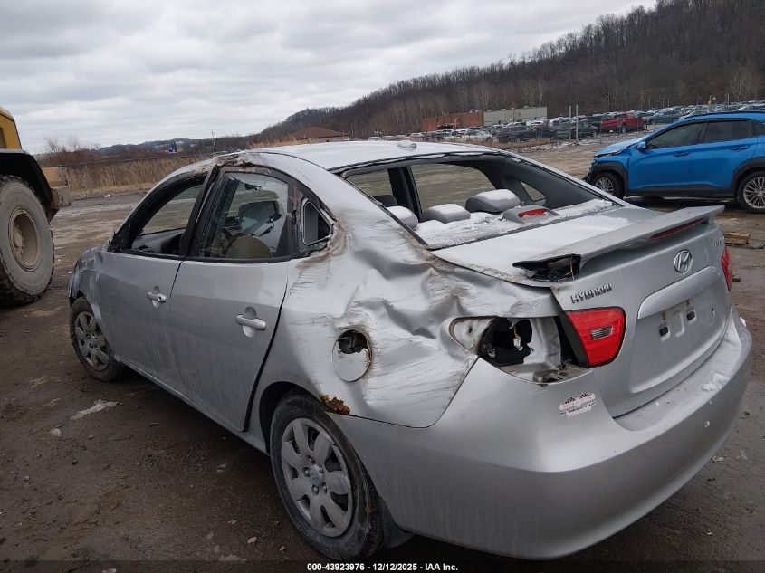 2009 Hyundai Elantra Gls VIN: KMHDU46D69U598037 Lot: 43923976