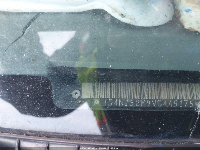 1997 Buick Skylark Custom VIN: 1G4NJ52M9VC445175 Lot: 43923993