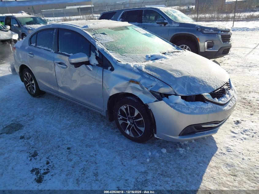 2015 Honda Civic Ex VIN: 19XFB2F84FE022029 Lot: 43924016
