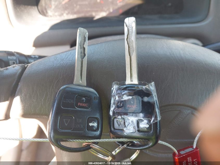 2001 Lexus Es 300 VIN: JT8BF28G415106233 Lot: 43924017