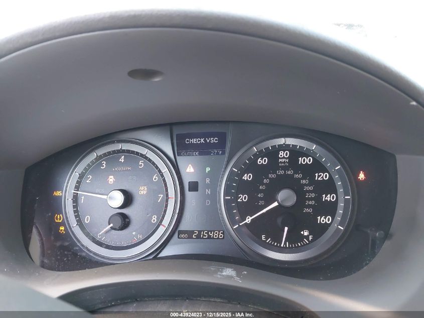 2009 Lexus Es 350 VIN: JTHBJ46G592322294 Lot: 43924023