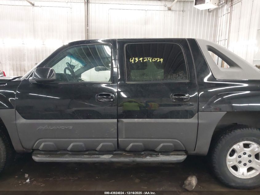 2003 Chevrolet Avalanche 1500 VIN: 3GNEK13T33G277597 Lot: 43924024