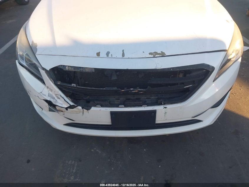 2016 Hyundai Sonata Se VIN: 5NPE24AF0GH318644 Lot: 43924045