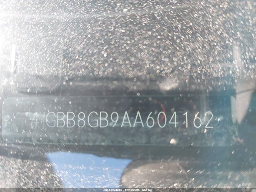 2010 Mercedes-Benz Ml 350 4Matic VIN: 4JGBB8GB9AA604162 Lot: 43924046