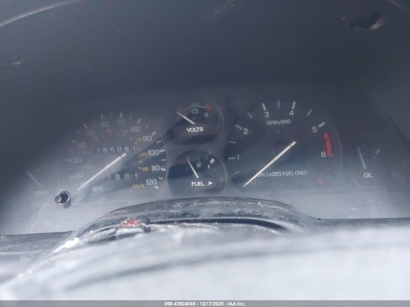 1995 Ford Thunderbird Lx VIN: 1FALP62W2SH205181 Lot: 43924048