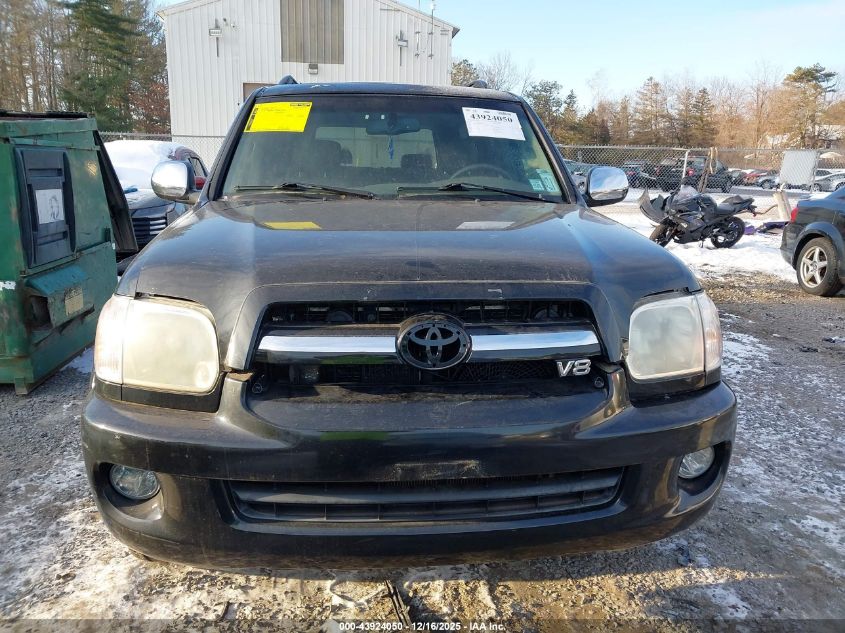 2007 Toyota Sequoia Limited V8 VIN: 5TDBT48A07S292647 Lot: 43924050
