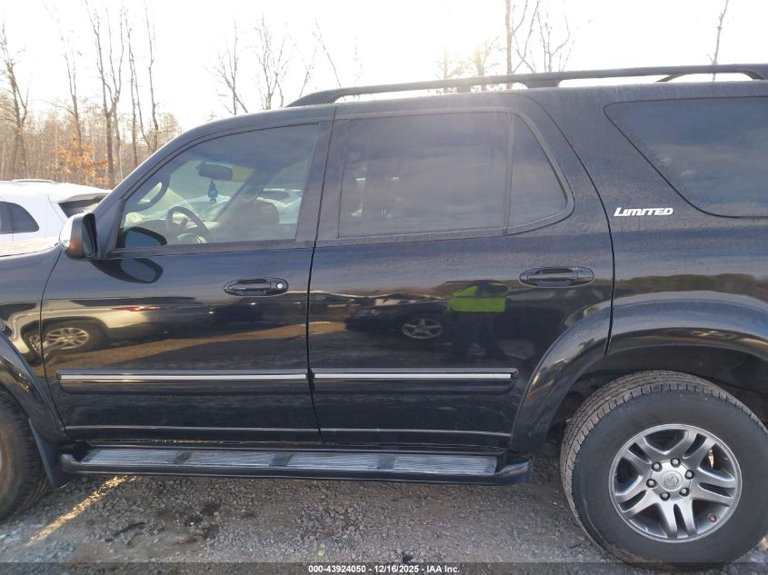 2007 Toyota Sequoia Limited V8 VIN: 5TDBT48A07S292647 Lot: 43924050