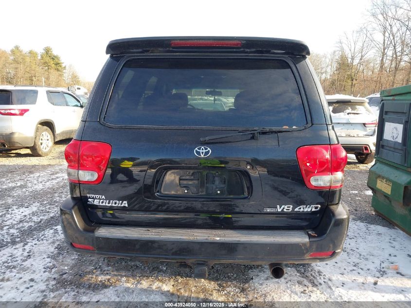 2007 Toyota Sequoia Limited V8 VIN: 5TDBT48A07S292647 Lot: 43924050