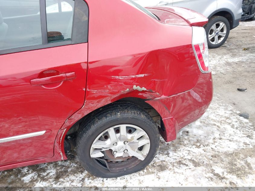 2012 Nissan Sentra 2.0 S VIN: 3N1AB6AP7CL649799 Lot: 43924070