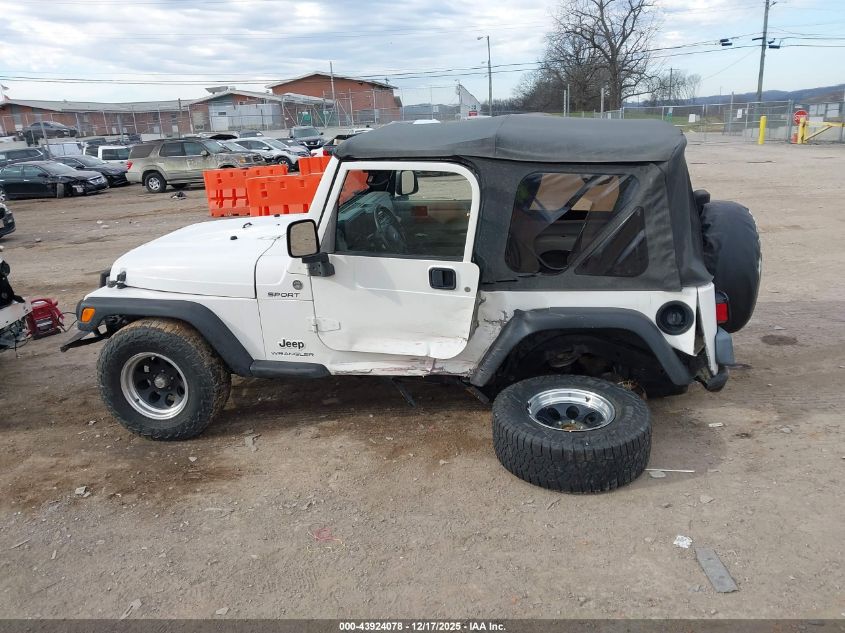 2005 Jeep Wrangler Sport VIN: 1J4FA49S35P343400 Lot: 43924078