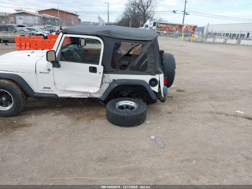 2005 Jeep Wrangler Sport VIN: 1J4FA49S35P343400 Lot: 43924078