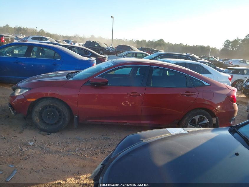 2019 Honda Civic Lx VIN: 2HGFC2F62KH517194 Lot: 43924082