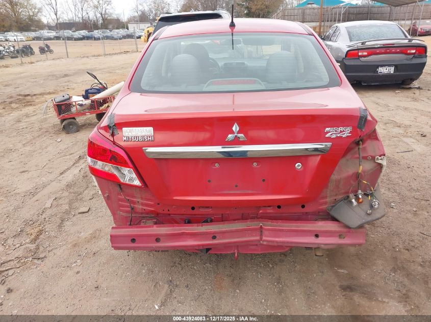 2017 Mitsubishi Mirage G4 Es VIN: ML32F3FJ7HHF18716 Lot: 43924083