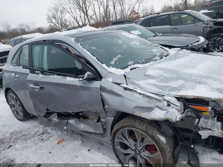 2020 Hyundai Elantra Gt N Line VIN: KMHH55LC4LU145719 Lot: 43924090