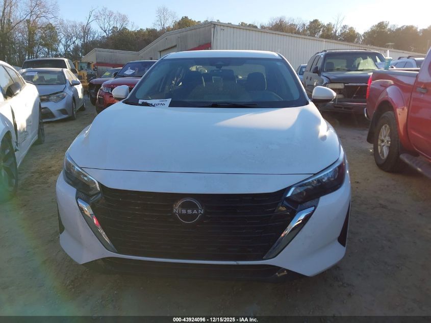 2024 Nissan Sentra S Xtronic Cvt VIN: 3N1AB8BV4RY246111 Lot: 43924096