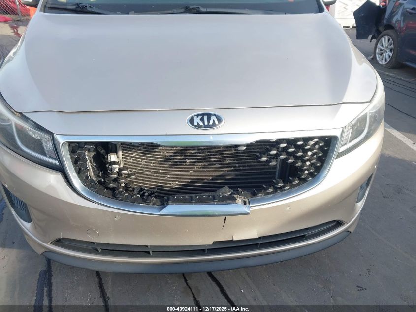 2016 Kia Sedona Lx VIN: KNDMB5C11G6215987 Lot: 43924111