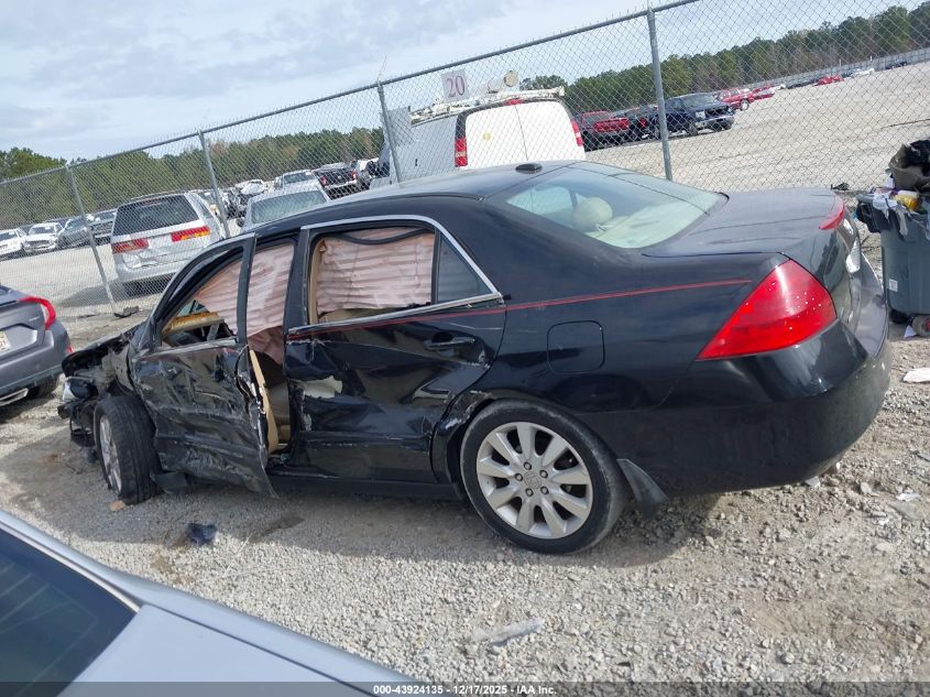 2006 Honda Accord 3.0 Ex VIN: 1HGCM66596A000624 Lot: 43924135