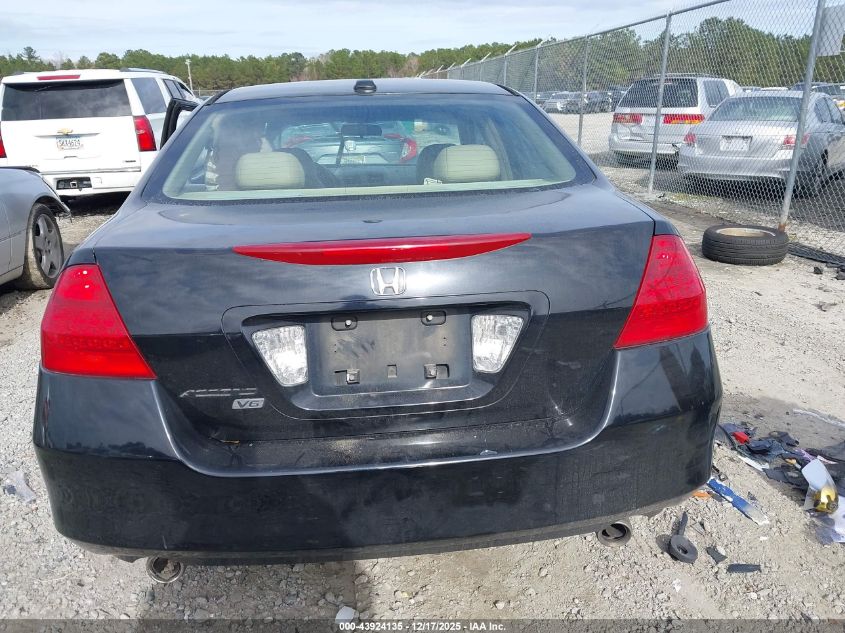 2006 Honda Accord 3.0 Ex VIN: 1HGCM66596A000624 Lot: 43924135