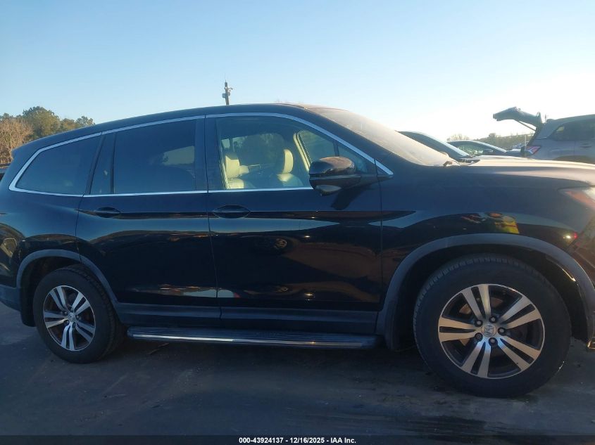 2016 Honda Pilot Ex-L VIN: 5FNYF5H89GB006416 Lot: 43924137