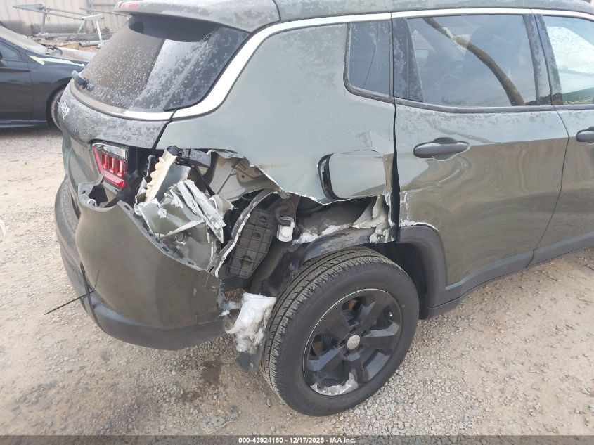 2019 Jeep Compass Sport Fwd VIN: 3C4NJCABXKT731254 Lot: 43924150