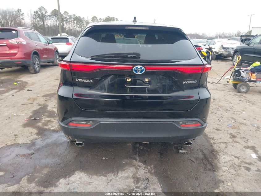 2021 Toyota Venza Le VIN: JTEAAAAH4MJ078997 Lot: 43924180