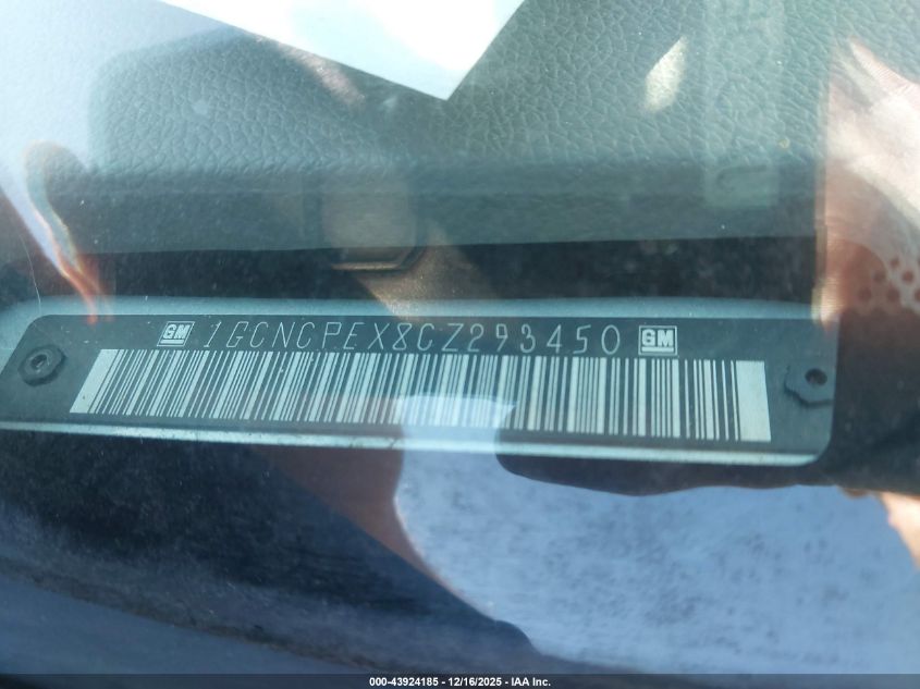 2012 Chevrolet Silverado 1500 Work Truck VIN: 1GCNCPEX8CZ293450 Lot: 43924185
