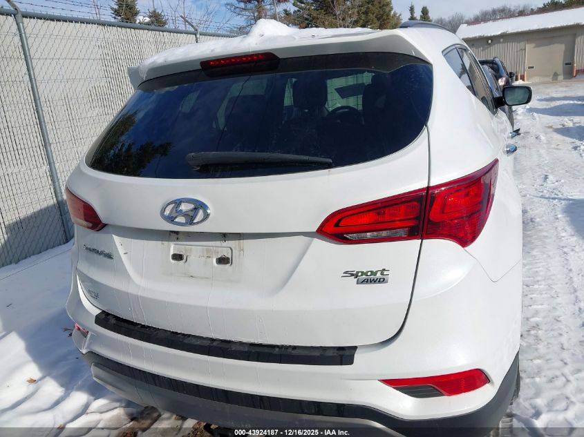 2017 Hyundai Santa Fe Sport 2.4L VIN: 5NMZUDLB0HH051803 Lot: 43924187
